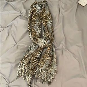 Cheetah print scarf